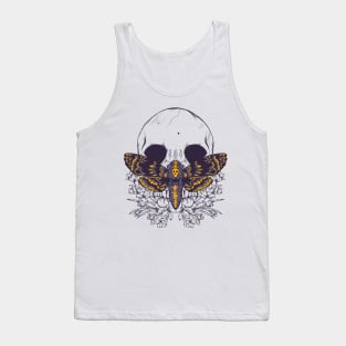 Death Moth Skull Tank Top